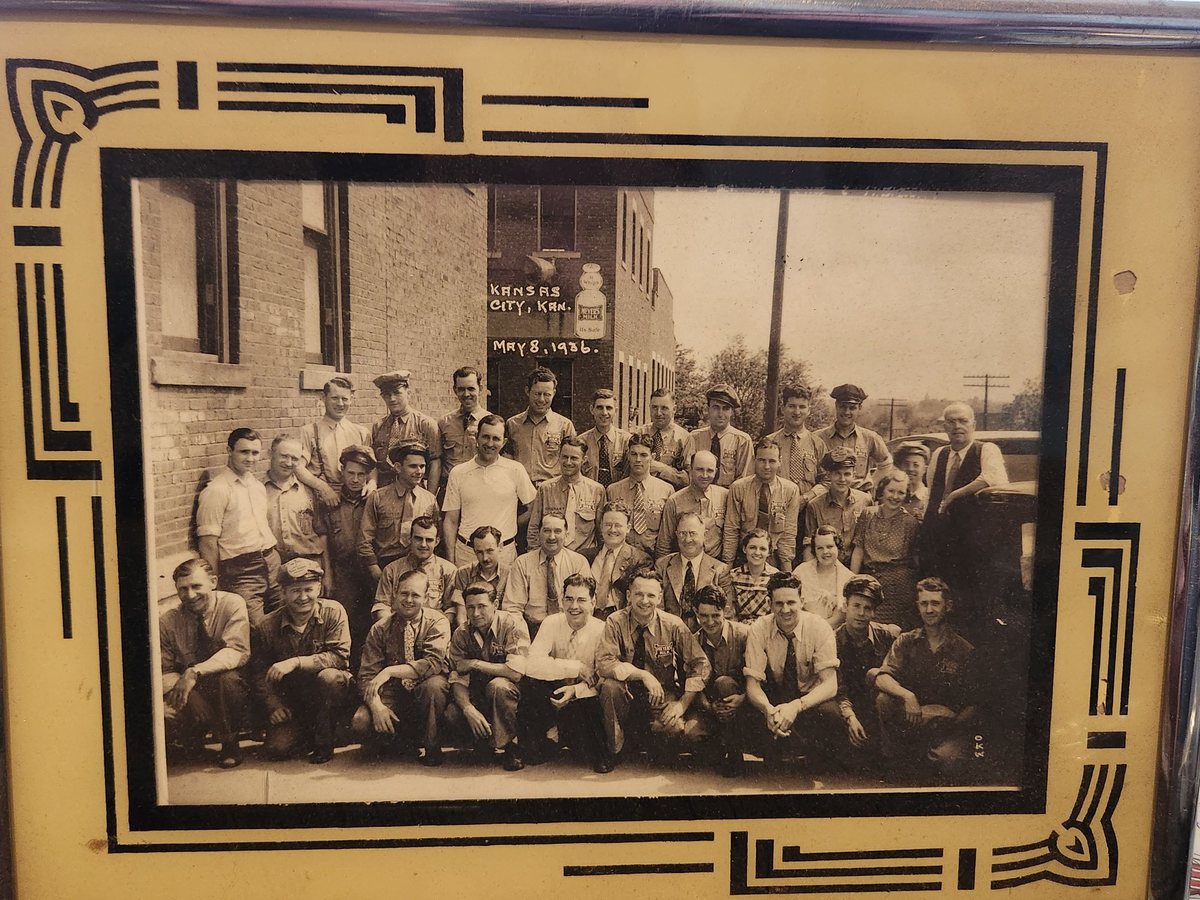 Staff gathered outside the building - Kansas City, Kansas, May 8, 1936